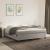 Cadru de pat box spring, gri deschis, 160x200 cm, catifea GartenMobel Dekor
