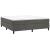 Cadru pat box spring, gri închis, 160x200 cm, catifea GartenMobel Dekor