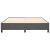 Cadru pat box spring, gri închis, 160x200 cm, catifea GartenMobel Dekor