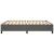 Cadru pat box spring, gri închis, 160x200 cm, catifea GartenMobel Dekor