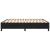 Cadru de pat box spring, negru, 160x200 cm, catifea GartenMobel Dekor