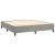 Cadru de pat box spring, gri deschis, 180x200 cm, catifea GartenMobel Dekor