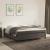 Cadru de pat box spring, gri închis, 180x200 cm, catifea GartenMobel Dekor