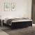 Cadru de pat box spring, negru, 180x200 cm, catifea GartenMobel Dekor