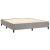 Cadru de pat box spring, gri deschis, 200x200 cm, catifea GartenMobel Dekor