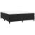 Cadru de pat box spring, negru, 200x200 cm, catifea GartenMobel Dekor