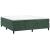 Cadru de pat box spring, verde închis, 200x200 cm, catifea GartenMobel Dekor