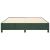 Cadru de pat box spring, verde închis, 200x200 cm, catifea GartenMobel Dekor