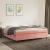 Cadru de pat box spring, roz, 200x200 cm, catifea GartenMobel Dekor