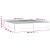 Cadru de pat box spring, roz, 200x200 cm, catifea GartenMobel Dekor