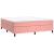 Cadru de pat box spring, roz, 200x200 cm, catifea GartenMobel Dekor