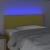 Tăblie de pat cu LED, verde, 80x5x78/88 cm, textil GartenMobel Dekor