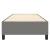 Cadru de pat box spring, gri închis, 100x200 cm, textil GartenMobel Dekor