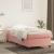 Cadru de pat box spring, roz, 90x200 cm, catifea GartenMobel Dekor