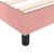 Cadru de pat box spring, roz, 90x200 cm, catifea GartenMobel Dekor
