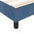 Cadru de pat box spring, albastru închis, 140x200 cm, catifea GartenMobel Dekor