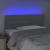Tăblie de pat cu LED, gri deschis, 80x5x78/88 cm, textil GartenMobel Dekor