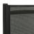 Scaune de grădină pliante, 2 buc., negru, textilenă&aluminiu GartenMobel Dekor