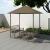Pavilion grădină masă/bănci, gri taupe, 2,5x1,5x2,4 m, 180 g/m²	 GartenMobel Dekor