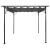 Pergolă cu acoperiș retractabil, antracit, 3x3m, oțel, 180 g/m² GartenMobel Dekor