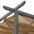 Pergolă cu acoperiș retractabil gri taupe 3x3 m oțel 180 g/m² GartenMobel Dekor