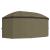 Pavilion cu perdele, gri taupe, 520x349x255 cm, 180 g/m² GartenMobel Dekor