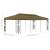 Pavilion, gri taupe, 6 x 3 m, 180 g/m² GartenMobel Dekor