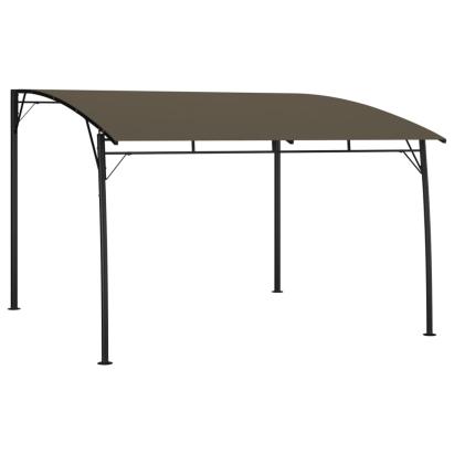 Copertină pavilion de grădină, gri taupe, 3 x 3 x 2,55 m GartenMobel Dekor