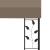 Pavilion montat pe perete, gri taupe, 3x3x2,5 m GartenMobel Dekor