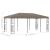 Pavilion, gri taupe, 6 x 3 m, material textil GartenMobel Dekor