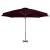 Umbrelă suspendată cu stâlp din aluminiu, roșu, 300 cm GartenMobel Dekor