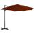 Umbrelă suspendată cu stâlp din aluminiu, cărămiziu, 300 cm GartenMobel Dekor