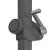 Umbrelă suspendată cu stâlp din aluminiu, cărămiziu, 300 cm GartenMobel Dekor