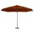 Umbrelă suspendată cu stâlp din aluminiu, cărămiziu, 300 cm GartenMobel Dekor