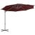 Umbrelă în consolă cu stâlp din oțel, roșu bordo, 300 cm GartenMobel Dekor