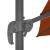 Umbrelă în consolă cu stâlp din aluminiu, cărămiziu, 300x300 cm GartenMobel Dekor