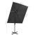 Umbrelă suspendată cu înveliș dublu, antracit, 250x250 cm GartenMobel Dekor
