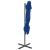 Umbrelă suspendată cu înveliș dublu, albastru azuriu 250x250 cm GartenMobel Dekor