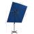 Umbrelă suspendată cu înveliș dublu, albastru azuriu 250x250 cm GartenMobel Dekor
