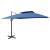 Umbrelă suspendată cu înveliș dublu, albastru azuriu, 300x300cm GartenMobel Dekor