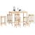 Set mobilier de bar, 7 piese, lemn masiv de pin GartenMobel Dekor