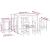 Set mobilier de bar, 7 piese, lemn masiv de pin GartenMobel Dekor