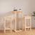 Set mobilier de bar, 3 piese, lemn masiv de pin GartenMobel Dekor