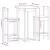 Set mobilier de bar, 3 piese, lemn masiv de pin GartenMobel Dekor