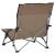 Scaune de plajă pliante, 2 buc., gri taupe, material textil GartenMobel Dekor