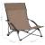 Scaune de plajă pliante, 2 buc., gri taupe, material textil GartenMobel Dekor