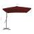 Umbrelă de exterior cu stâlp din oțel, bordo, 250x250x230 cm GartenMobel Dekor