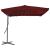 Umbrelă de exterior cu stâlp din oțel, bordo, 250x250x230 cm GartenMobel Dekor