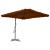 Umbrelă de exterior cu stâlp din oțel, teracota, 250x250x230 cm GartenMobel Dekor