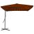 Umbrelă de exterior cu stâlp din oțel, teracota, 250x250x230 cm GartenMobel Dekor
